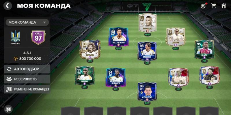 Продам аккаунт FC Mobile OVR 197